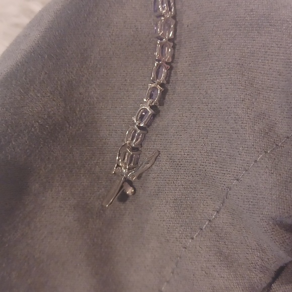 Colleen Lopez Tanzanite Tennis Bracelet NEW - Picture 7 of 11
